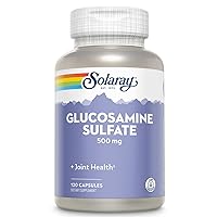 SOLARAY Glucosamine Sulfate 500 mg | Healthy Joint Flexibility & Resiliency Support (60 Serv, 120 CT)