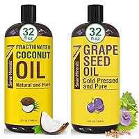 Seven Minerals Pure Fractionated Coconut Oil & Pure Grapeseed Oil