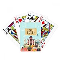 Travel Korea Enjoy Your Stay Poker Playing Card Tabletop Board Game Gift