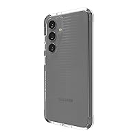 ZAGG Luxe Samsung Galaxy S24 Case – Graphene-Enhanced, Ultra-Slim, Shock-Resistant, 10ft Drop Protection, Eco-Friendly Design, Wireless Charging Compatible, Clear