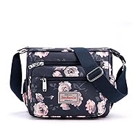 YYW Crossbody Bag for Women Messenger Bag Waterproof Lightweight Shoulder Handbags with Multi Pockets for Daily Use