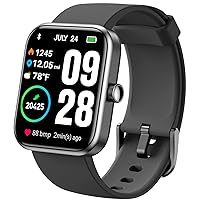 TOZO S2 Smart Watch Alexa Built-in Fitness Tracker with Heart Rate and Blood Oxygen Monitor, Sleep Monitor 5ATM Waterproof 1.69-inch HD Color Touchscreen for Men Women Compatible with iPhone & Android