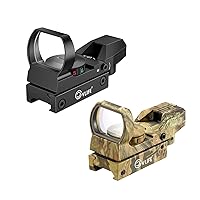 CVLIFE 1X22X33 Red Green Dot Scope Reflex Sight with 20mm Rail Black and Camouflage Color