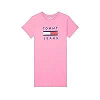 Tommy Hilfiger Womens Adaptive Tommy Jeans T-Shirt Dress