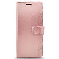CoverON RFID Blocking Carryall Series for Samsung Galaxy S20 Plus Wallet Case - Rose Gold