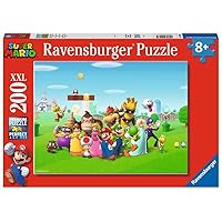 Ravensburger Super Mario 200 Piece Jigsaw Puzzles for Kids Age 8 Years Up - Extra Large Pieces