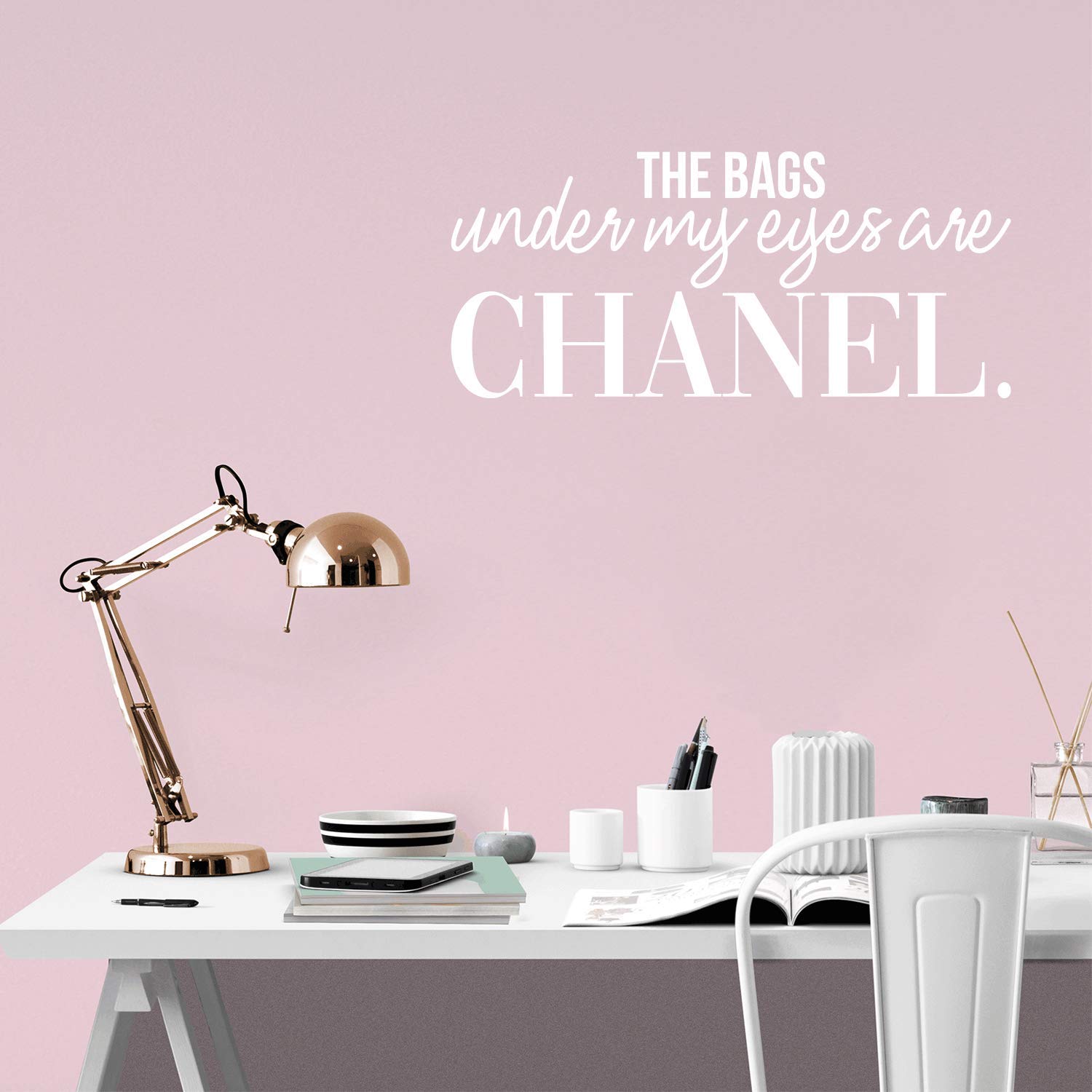 Mua Vinyl Wall Art Decal - The Bags Under My Eyes are Chanel - 15 ...