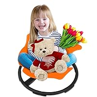 Spin Sensory Chair for Kids, Body Balance Physical Therapy Equipment Sit and Spin Swivel Chair,Sensory Toy Chair Indoor Outdoor Play Aged 2-10 Size 9''D X22.8''W X11.8'' H