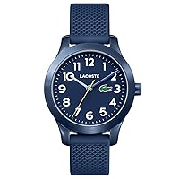Lacoste 12.12 Kids' Quartz TR90 Case Watch with Silicone Strap - Durable, Stylish, and Water-Resistant Timepieces