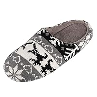 1 Pair Christmas Slippers Winter Warm Slippers Furry Fluffy Slippers Foam Home Indoor Slippers Linen Slippers Men's Slippers Non-Skid Slippers Soft Miss Floor Shoes Upper: Linen