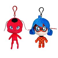  Miraculous Ladybug, 4-1 Surprise Miraball, Toys for Kids with  Collectible Character Metal Ball, Kwami Plush, Glittery Stickers and White  Ribbon (Wyncor) : Toys & Games