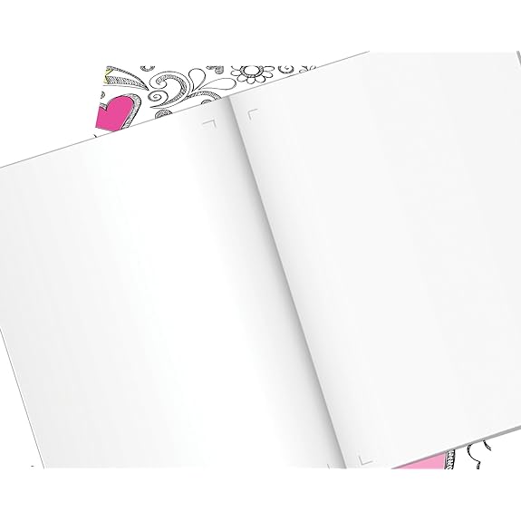 Sketchbook for Girls: Blank Pages, 110 pages, White paper, Sketch, Doodle  and Draw