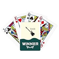 Music Classical Instrument Bass Winner Poker Playing Card Classic Game