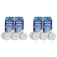 Powermax ACDelco 3V Lithium Coin Cell & Watch, Electronics Button Batteries, 6 Count (Pack of 2)