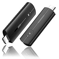 Wireless HDMI Transmitter and Receiver,Wireless HDMI Extender Kit,Plug and Play,Support 2.4/5GHz 4K@30Hz HD Extender Converter Adapter Streaming Video Audio from Laptop,PC,Projector,Switch