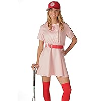 Rockford Peaches Movie AAGPBL Baseball Dress Halloween Costume Cosplay