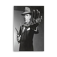RUIUIPTG Movie Actor Poster Humphrey Bogart Portrait Art Poster (2) Canvas Painting Wall Art Poster for Bedroom Living Room Decor 08x12inch(20x30cm) Unframe-style
