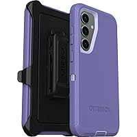 OtterBox Samsung Galaxy S24 Defender Series Case - MOUNATIN MAJESTY (Purple), rugged & durable, with port protection, includes holster clip kickstand