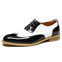 Men's Fashion Genuine Leather Oxford Dress Formal Thick Sole Derby Shoes