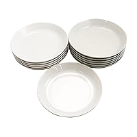 [Commercial Set] Portugal COSTA VERDE NORDIKA Deep Plate, 9.4 inches (24 cm), Set of 12