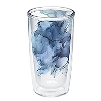 Tervis Made in USA Double Walled Inkreel - Crystal Nature Collection Insulated Tumbler Cup Keeps Drinks Cold & Hot, 16oz, Windswept