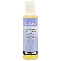 Plantlife Lavender Massage Oil - Absorbs Deeply into The Skin and is Circulated Throughout, Providing Optimum Benefit to The Mind and Body - Made in California 4 oz
