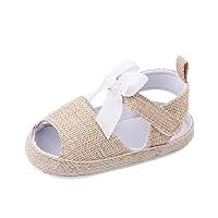 Infant Toddler Shoes Soft Sole Fashion Bowknot Hook Loop Casual Shoes Baby Walking Shoes Dinosaur Slippers