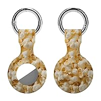 Popcorn Silicone Case for Airtags with Keychain Protective Cover Airtag Finder Tracker Holder Accessories