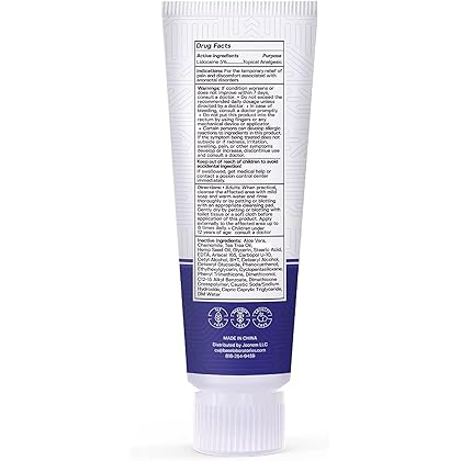 BASE LABORATORIES 5% Lidocaine Numbing Cream for Tattoos, Piercings, Waxing - Tattoo Numbing Cream, Topical Anesthetic Cream I Numb Gel Brazilian, Microneedling, Microblading Lip Injections - 4 FL oz