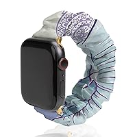 Watercolor Elephant Cute Watch Band for IWatch Soft Stretch Strap Bracelet Fabric Printed Replacement Watchband
