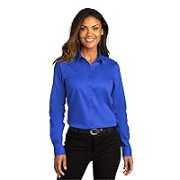 Port Authority Ladies Long Sleeve SuperPro ReactTwill Shirt. LW808