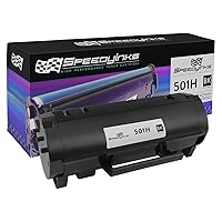SPEEDYINKS Compatible Toner Cartridge Replacement for Lexmark 501H 50F1H00 High-Yield (Black)