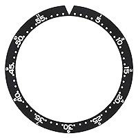 Ewatchparts REPLACEMENT BEZEL INSERT BLACK FOR WATCH 39.30MM X 33.30MM