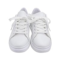 Holibanna 1 Pair Casual Sneakers Gym Sneakers Summer Sneakers Shoes for Women Non-Skid Shoes Board Shoes Woman Shoes Sneakers Women's Running Sole: Rubber White Shoes
