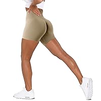 Unthewe Workout Butt Lifting Shorts for Women High Waisted Seamless Gym Yoga Booty Shorts