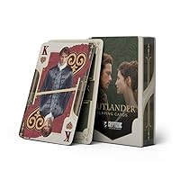 Cryptozoic Entertainment - Outlander Playing Cards - Card Games for Adults - Perfect for Playing Poker and Table Games - Features Jamie Fraser as The King - Single Deck of Cards
