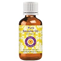 dève herbes Pure Sesame Oil (Sesamum indicum) Cold Pressed 5ml (0.16 oz)