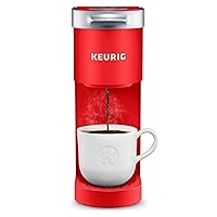 Keurig K-Mini Single Serve K-Cup Pod Coffee Maker, Featuring An Ultra-sleek Design, Poppy Red