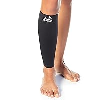 BIOSKIN Calf Sleeve - Medical-Grade Compression Calf Sleeve for Shin Splints, Shin Pain, Calf Strains, Tight Calves and Enhanced Performance - Hypoallergenic and Breathable - Single (L)