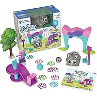 Learning Resources Coding Critters Scamper & Sneaker - 22 Pieces, Ages 4+ Educational Learning Games, Screen-Free Early Coding Toy for Kids, Interactive STEM Coding Pet
