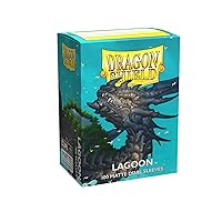 Dragon Shield Standard Size Card Sleeves – Matte Dual Lagoon 100CT – MTG Card Sleeves are Smooth & Tough – Compatible with Pokemon, Yugioh, & Magic The Gathering
