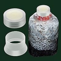 Mushroom Grow Bag Cap and Ring for Cultivating Sealing Cotton Filter Cover 32mm 15Pcs