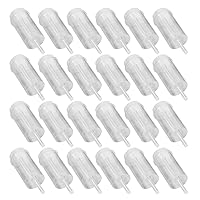 Round Shape Clear Push-Up Cake Pop Shooter (Push Pops) Plastic Containers with Lids, Base & Sticks, Pack of 24