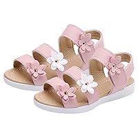 Shoes for Girls Toddler Fahsion Casual Beach Summer Sandals Children Holiday Beach Anti-slip Hook and Loop Sandals Slippers