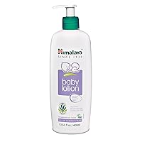 Baby Lotion with Olive Oil and Almond Oil, Free from Parabens, Mineral Oil & Lanolin, Dermatologist Tested, 13.53 oz (400 ml)