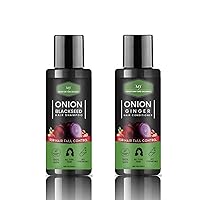 MOUNTAIN YARD ORGANICS | ONION SEEDS SHAMPOO & CONDITIONER FOR Hair Fall Control Combo(Onion Shampoo, 200ml + Onion Conditioner, 200ml) for Hair Growth & Hair Fall Control, with Onion Oil & Plant Keratin