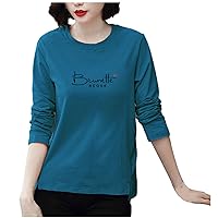 Flowy Dressy Womens Tops Casual Vacation Short Sleeve Shirts Summer and Spring Fashion Ladies Crewneck Tee Shirts