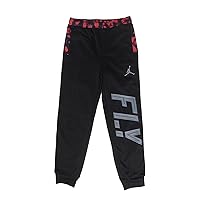 Jordan Nike Little Boys' Therma-FIT Camo Jogger Pants Black/Gym Red Size 4, 5