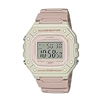 Illuminator Alarm Chronograph Digital Sport Watch (Model W218HC-4A2V) (Light Pink)