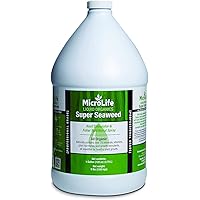 MicroLife Super Seaweed Professional Grade Organic Liquid Concentrate Root Stimulator & Foliar Nutritional Spray for All Plants, 1 Gallon
